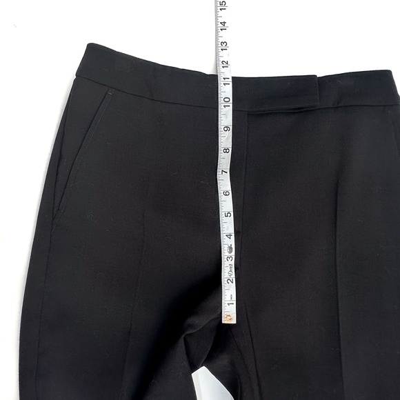MaxMara‎ Virgin Wool Trouser Black Classic Straight Leg - Size 6 - Picture 4 of 7